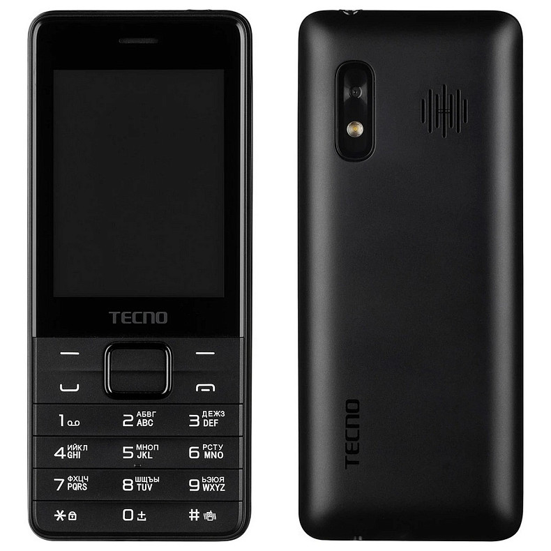 Мобільний телефон Tecno T454 Dual Sim Black (4895180745973)