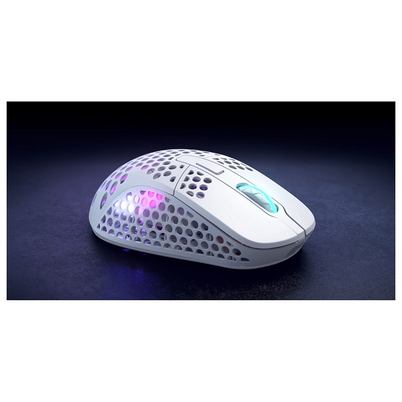Мышь Xtrfy M4, WL/USB-A, RGB, белый
