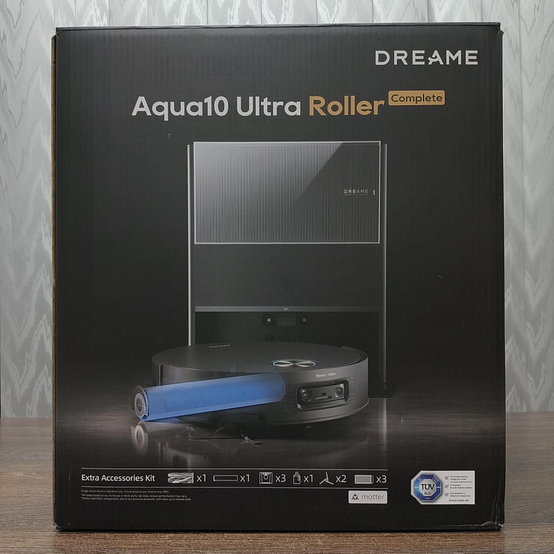 Робот-пилосос Dreame Aqua 10 Ultra Roller Complete Black - Уцінка