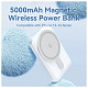 УМБ Vention Magnetic Wireless 5000mAh 20W 3A,PD 1xUSB-C,Light Indicator, White