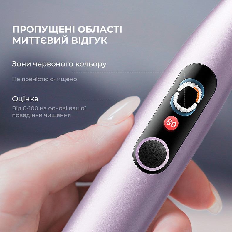 Электрическая зубная щетка Oclean X Pro Digital Purple