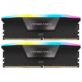 ОЗУ DDR5 2x32GB/6400 Corsair Vengeance RGB Black (CMH64GX5M2B6400C32)