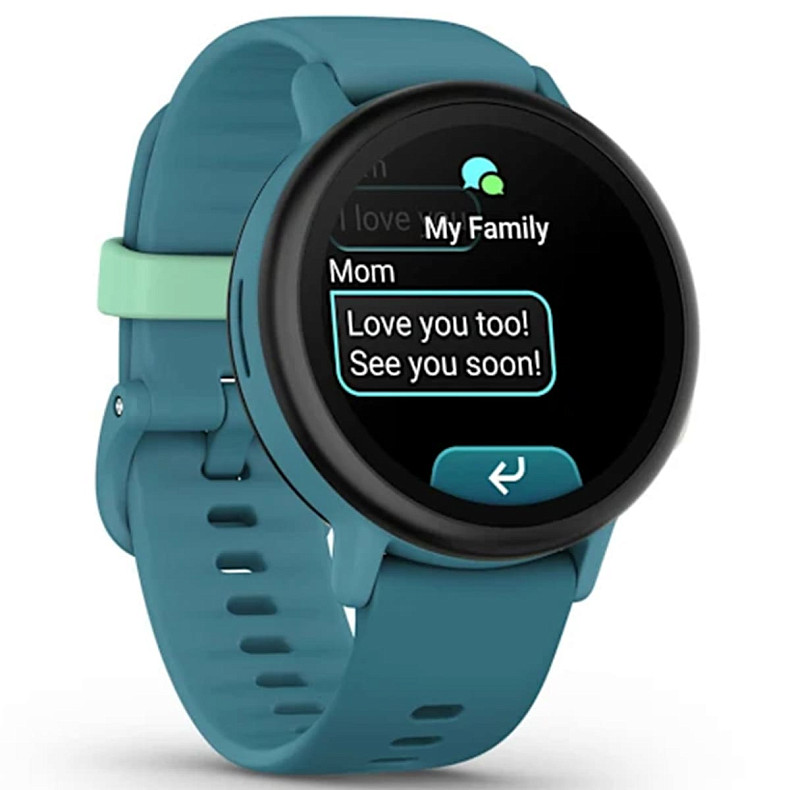 Дитячий смарт-годинник GARMIN Bounce 2 Turquoise (010-03399-02)