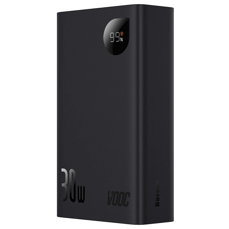 Универсальная мобильная батарея Baseus Adaman2 20000mAh 30W, 2xUSB, 1xType-C PD, QC3.0, SCP, Oppo Super VOOC black
