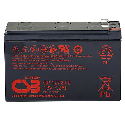 Аккумуляторная батарея CSB 12V 7.2AH (GP1272) AGM