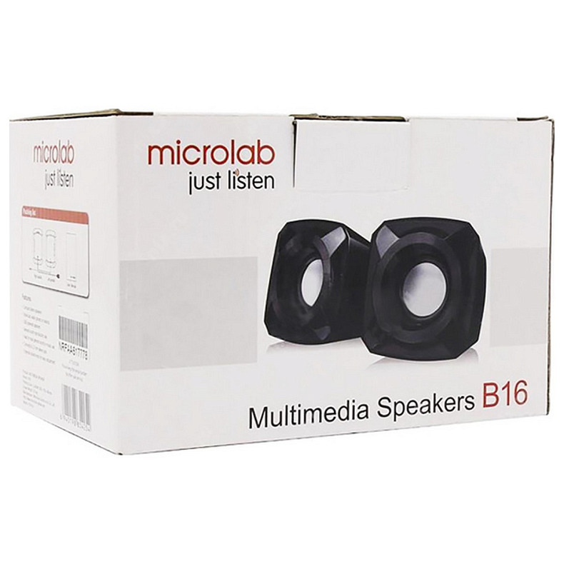 Акустична система MICROLAB 2.0 B-16 Black (B-16)