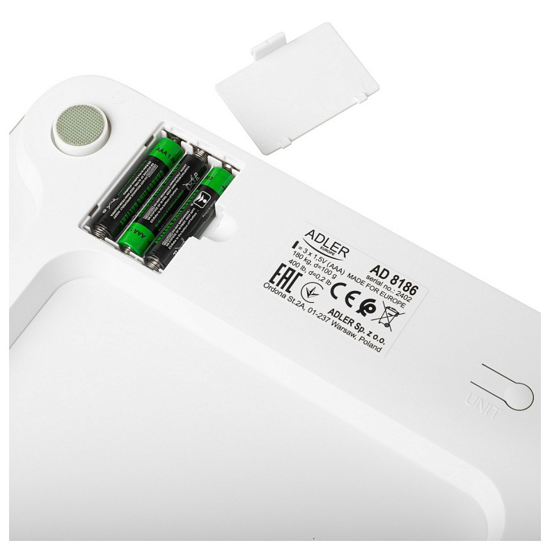 Ваги напольні Adler AD 8186 white