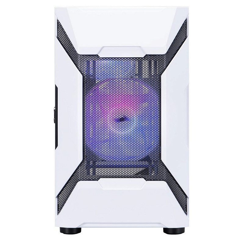 Корпус 1stPlayer D3-A-WH-1F7-14-W-1F7-W White без БП