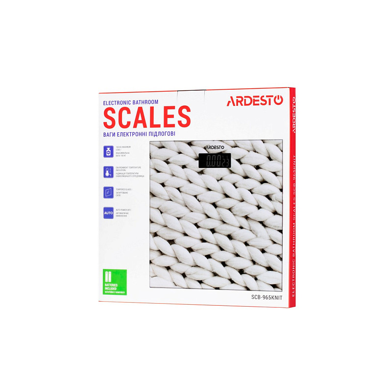 Весы напольные Ardesto SCB-965KNIT