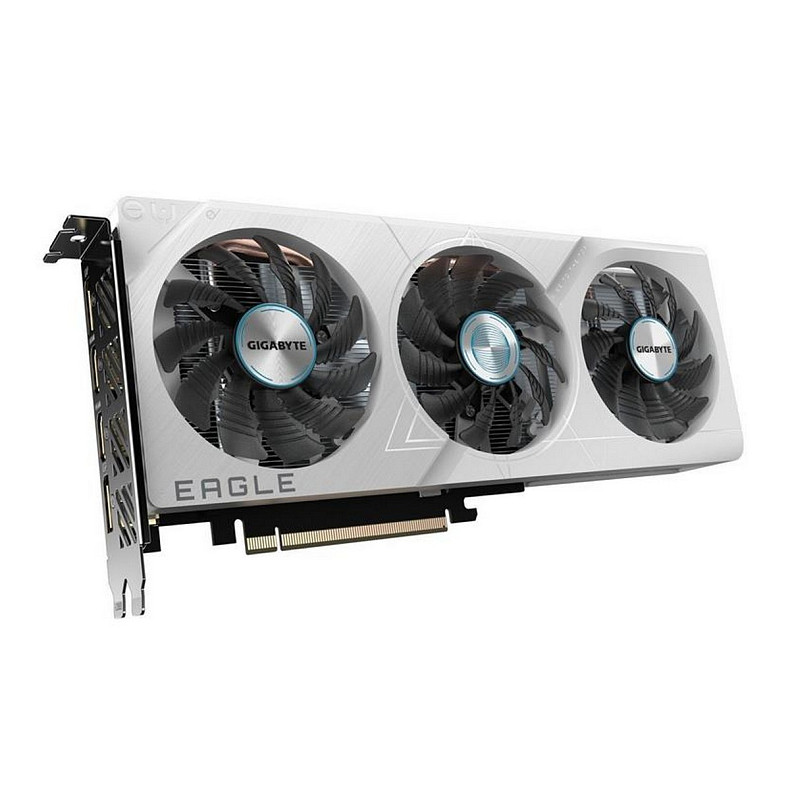 Відеокарта GF RTX 4060 8GB GDDR6 Eagle Ice OC Gigabyte (GV-N4060EAGLEOC ICE-8GD)