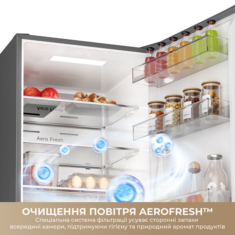 Холодильник DREAME MegaPro 185cm E class-Beige