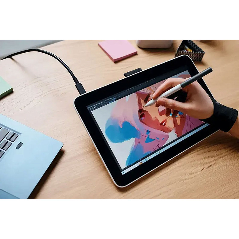 Перо Wacom One (2023) бело-серое