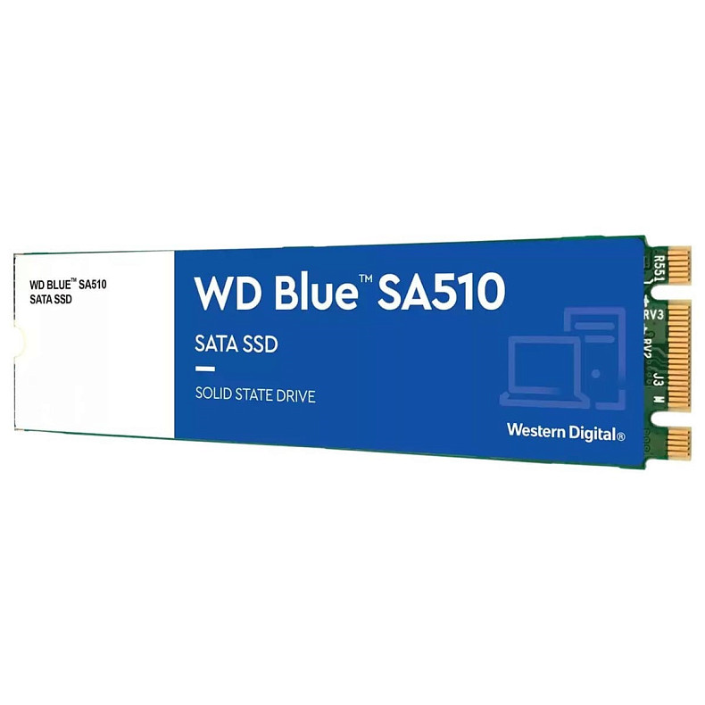 Накопитель SSD SATA M.2 500GB 6GB/S BLUE SA510 WDS500G3B0B WD