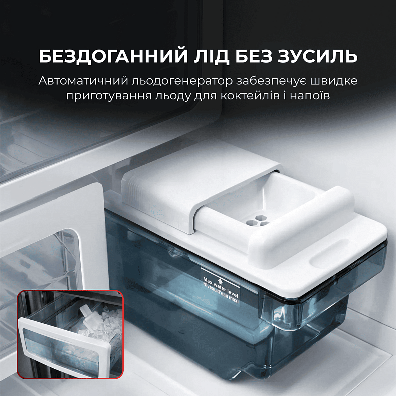 Багатодверний холодильник SHARP SJ-GP820C-BK