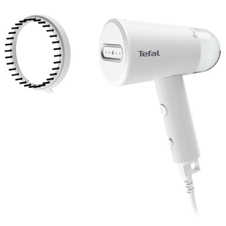 Отпариватель Tefal компактный, 1200Вт, 70мл, постоянный пар - 20гр, пластик подошв., белый