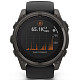 Спортивные часы GARMIN Fenix 8 51mm Sapphire Solar Carbon Gray DLC Titanium with Black Silicone Band
