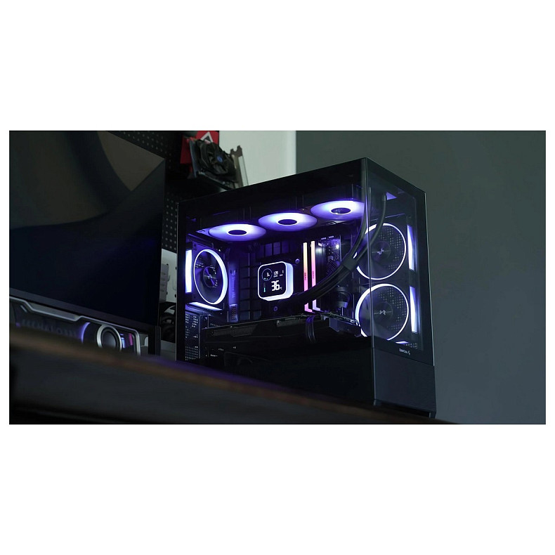 Корпус DeepCool CG380 3F Black (R-CG380-BKAGM3-G) без БП