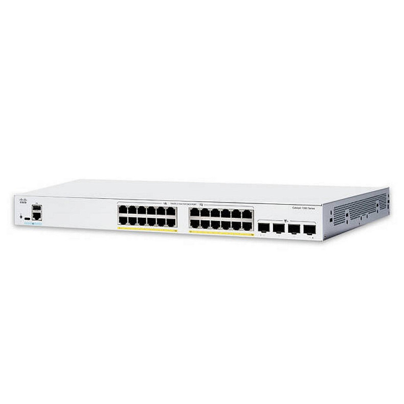Коммутатор Cisco Catalyst 1300 24xGE, Full PoE, 4x10G SFP+