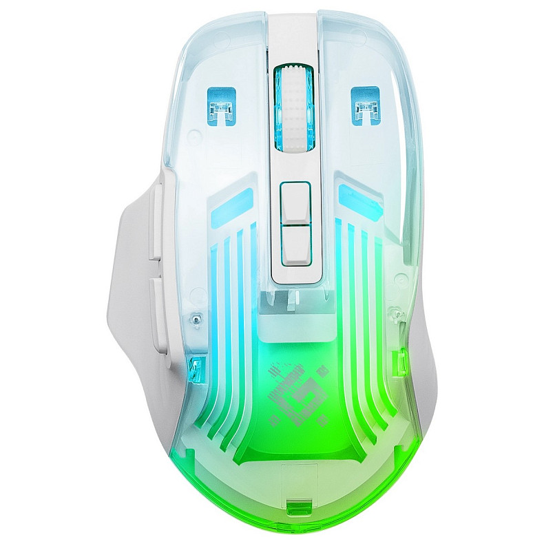 Мышка Defender Astro Elite GM-056, беспроводная, игровая, 3200dpi., 7кн., 500 mAh, белая