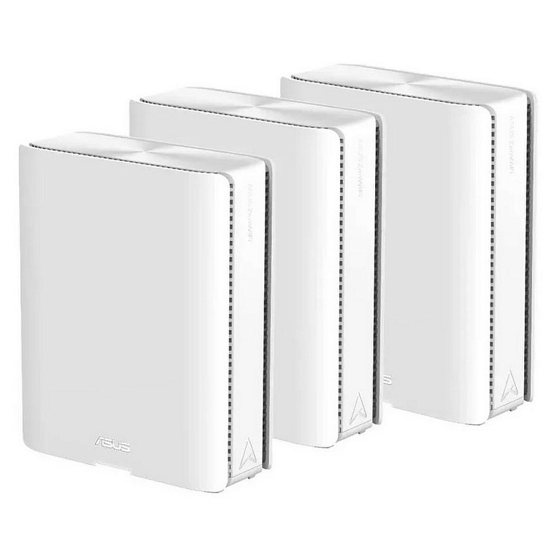 WiFi-Mesh система ASUS ZenWiFi BQ16 BE25000, 2xGE LAN, 1xGE WAN/LAN, 1x10GE LAN, 1x10GE WAN/LAN 1xUS