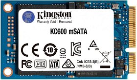SSD диск Kingston KC600 1ТB mSATA SATAIII 3D TLC (SKC600MS/1024G)