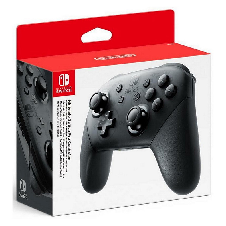 Беспроводной геймпад Nintendo Switch Pro Black (045496430528)