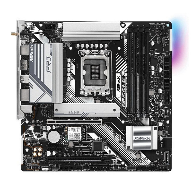 Материнська плата ASRock B760M Pro RS/D4 WiFi Socket 1700