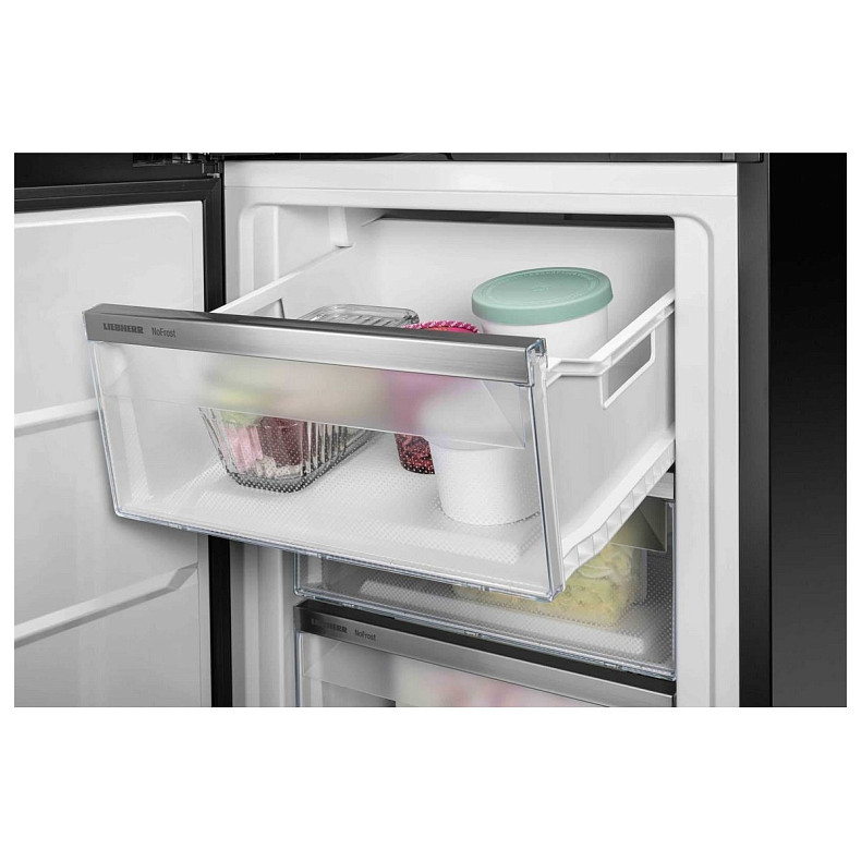 Холодильник Liebherr SBS, 185.5x119.4х67.5, холод.відд.-398л, мороз.відд.-271л, 2дв., A++, NF, диспл