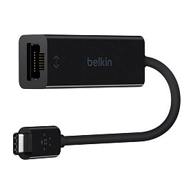 Сетевая карта Belkin USB-C-RJ-45 Gigabit Ethernet (F2CU040btBLK)