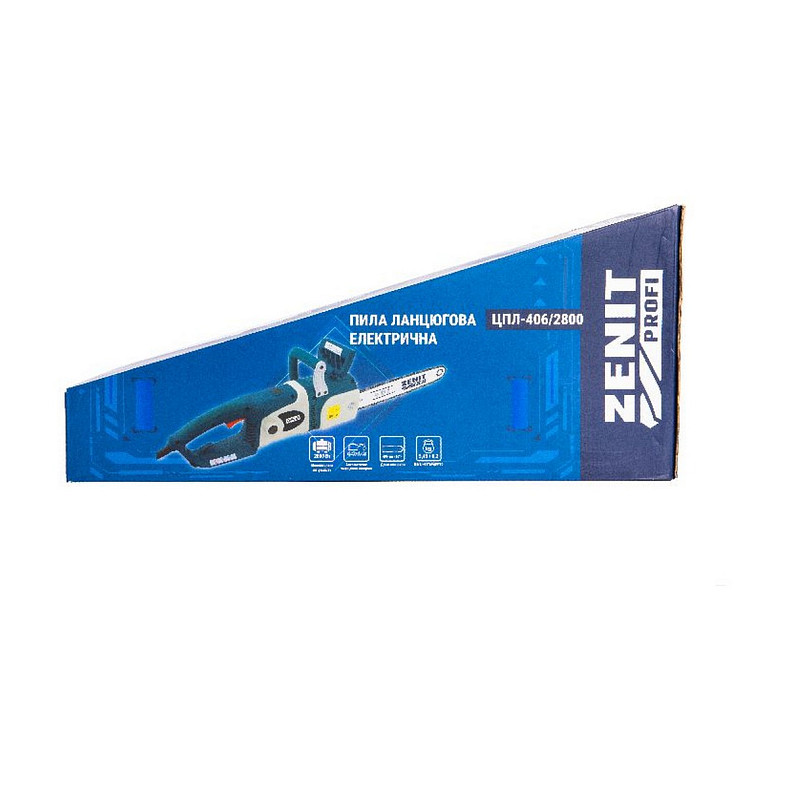 Пила ланцюгова мережева Зеніт Профі ЦПЛ-406/2800  2800Вт 40см 5.45кг