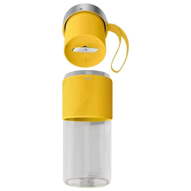 Блендер Tefal Lightmix портативний для смузі, чаша-300мл, USB, тритан, жовтий