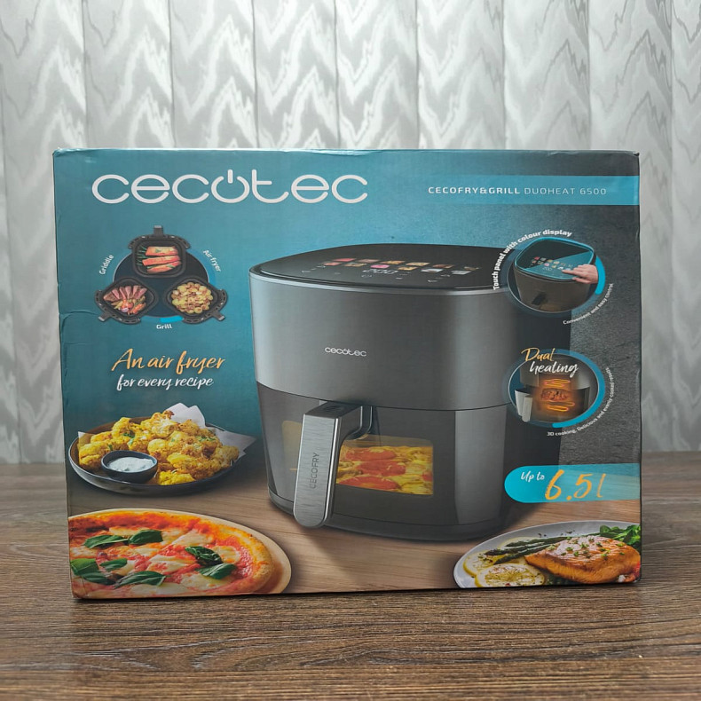 Мультипечь CECOTEC Cecofry&Grill Duoheat 6500 -- Уценка