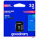 MicroSDHC  32GB UHS-I Class 10 Goodram + SD-adapter (M1AA-0320R12)