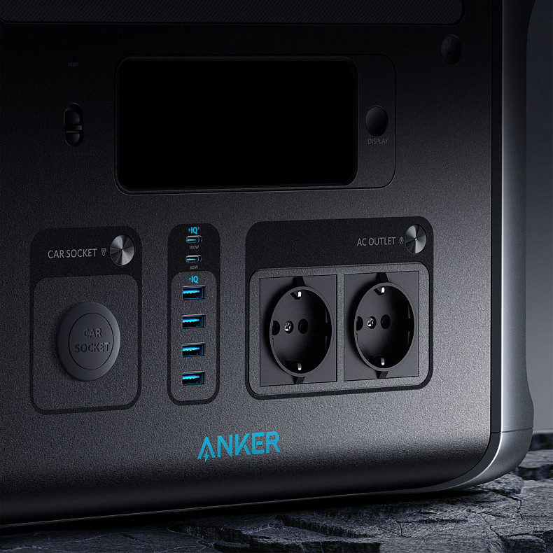 Зарядна станція ANKER 757 PowerHouse - 1229Wh/AC 1500W/100W 1xPD/4xUSB/1xCar/MPPT