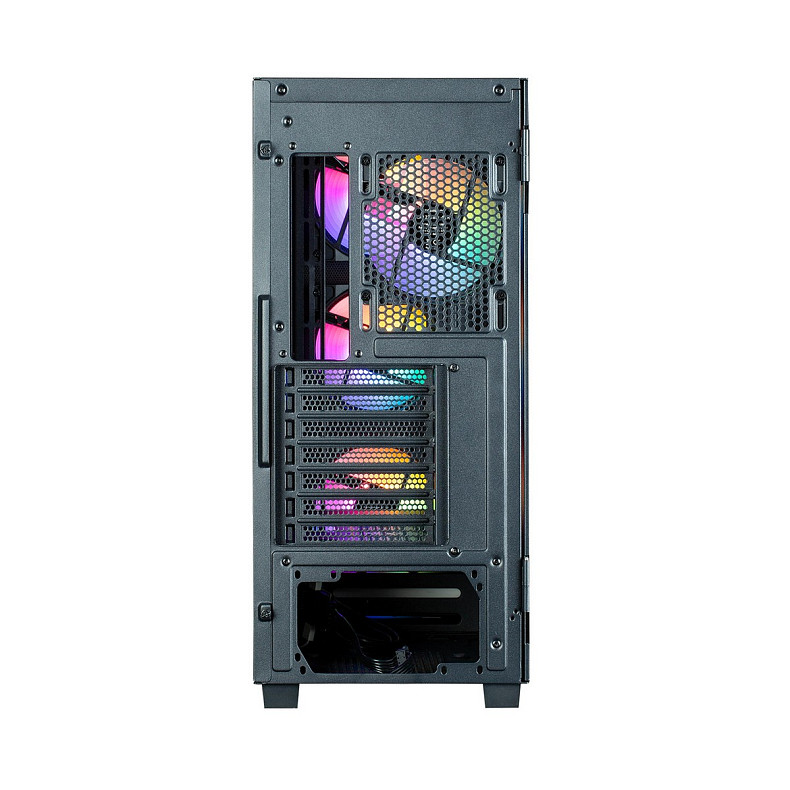 Корпус Zalman S5 Neo без БП, 1xUSB3.1, 1xUSB2.0, 4x120мм FRGB, VGA 390мм, LCS ready, TG Side Panel