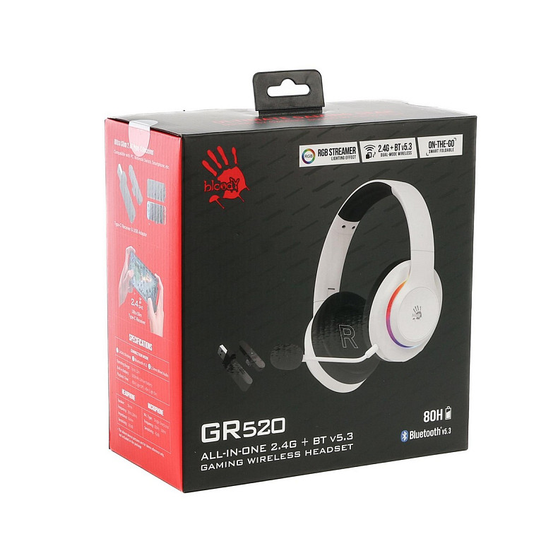 Гарнитура Bloody GR520 White