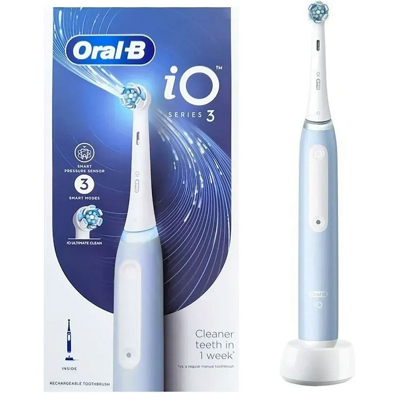 Зубна щітка Braun Oral-B iO Series 3 iOG3.1A6.0 Ice Blue