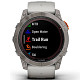 Спортивний годинник GARMIN Fenix 7X Pro Sapphire Solar Titanium with Grey/Orange Band