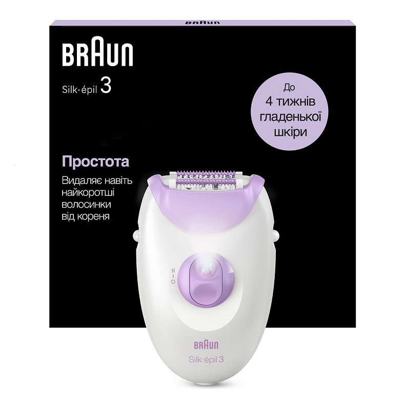 Эпилятор BRAUN Электро эпилятор Silk-еpil 3 SE 3-000