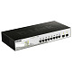Коммутатор D-Link DGS-1210-08P 8x1GE PoE, 2xSFP