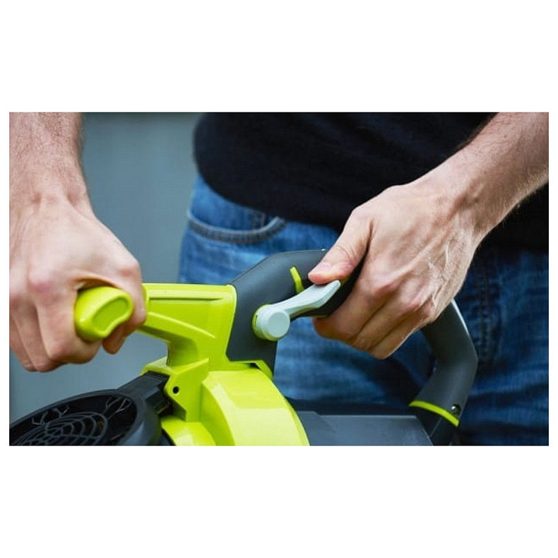 Повітродув-пилосос садовий акумуляторний Ryobi Max Power RBV36B 36В безщітковий 238км/год мішок 45л