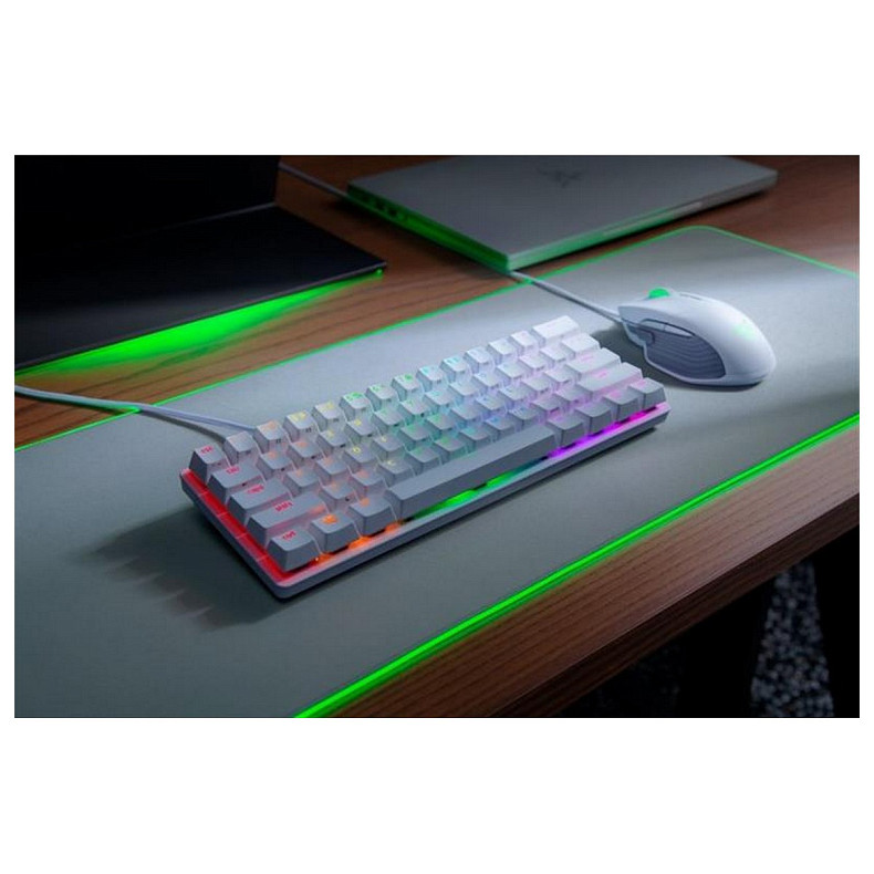 Клавіатура Razer Huntsman Mini Mercury Red Switch White (RZ03-03392200-R3R1)