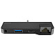 Док-станція USB3.1 Type-C+3.5mm --> USB 3.0/RJ45/Type-C/3.5mm Чорна Baseus for Surface Go