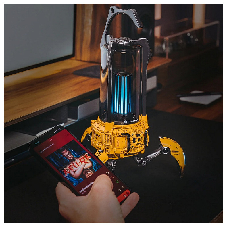 Акустична система Gravastar Supernova Battle-Worn, BT/3.5мм, 25ВТ, жовтий