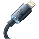 Кабель Lightning Baseus USB-C to Lightning Crystal Shine 20W 1.2m Black (CAJY000201)