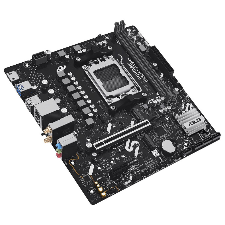 Материнcька плата ASUS PRIME B850M-F WIFI sAM5 B850 2xDDR5 M.2 HDMI Wi-Fi BT mATX