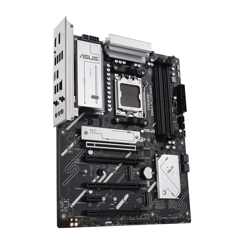 Материнская плата ASUS PRIME B840-PLUS WIFI sAM5 B840 4xDDR5 M.2 HDMI DP WiFi BT ATX