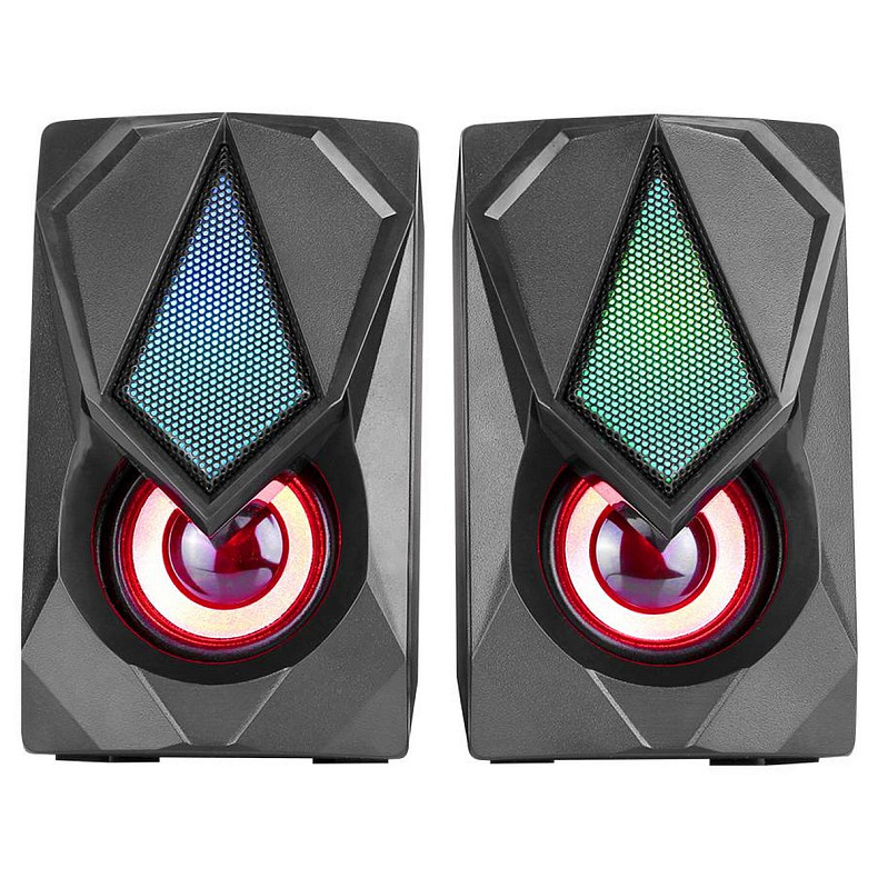 Акустическая система 2.0 XTRIKE ME SK-402, 6Вт LED USB