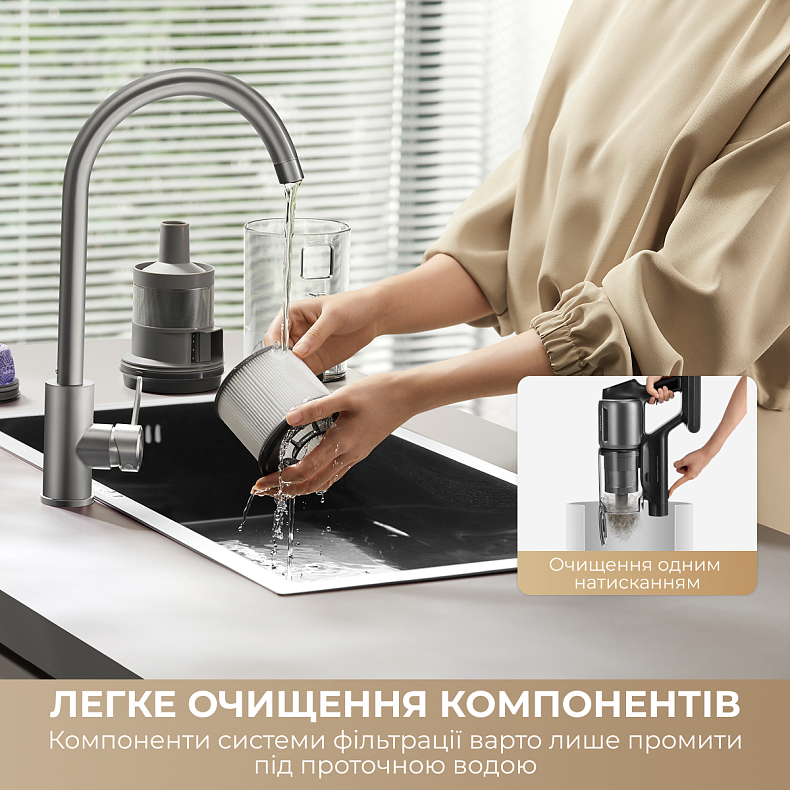 Беспроводной пылесос Dreame Z30 AquaCycle