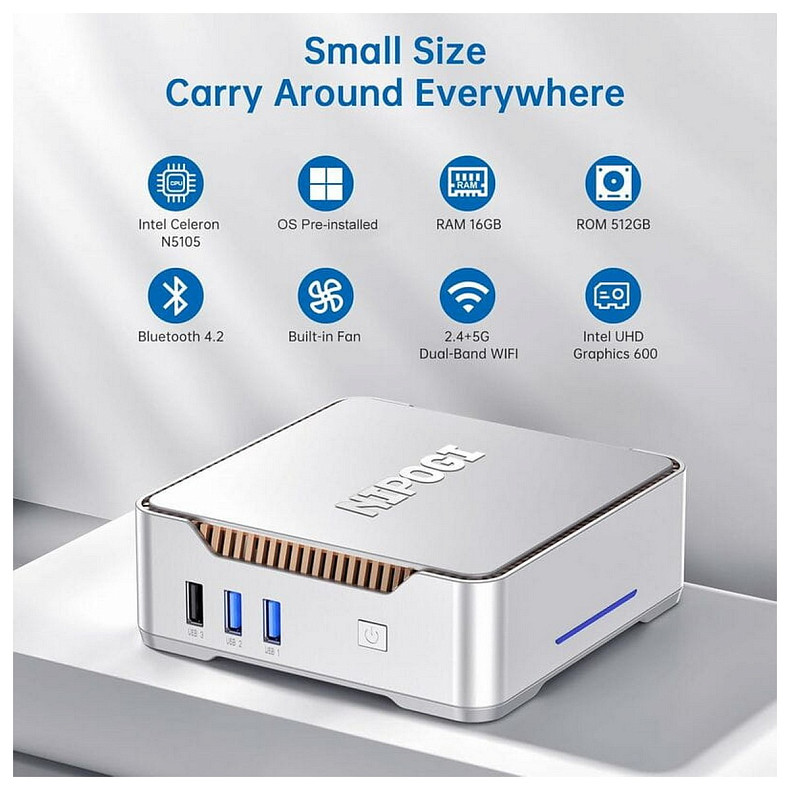 Неттоп NiPoGi GK3 Pro (665878528416)